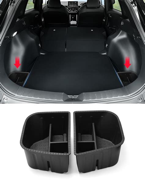 Karltys Rear Trunk Organizer For Toyota Corolla Cross Accessories 2022 2025 Not For Corolla