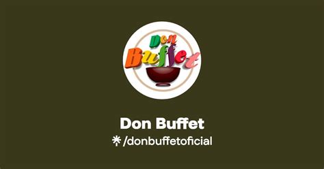 Don Buffet Instagram Facebook Tiktok Linktree