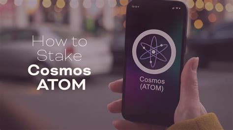 How To Stake Cosmos Atom Tokens Blocks United