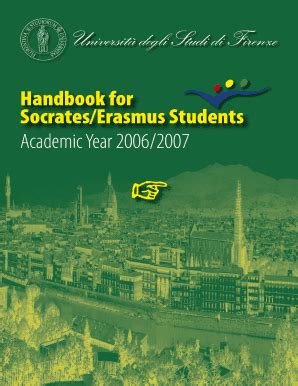 Fillable Online Uv Handbook For Socrates Erasmus Students Academic