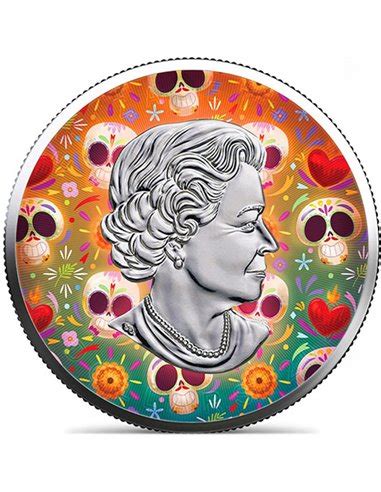 Dia De Muertos Glow In The Dark Set X Oz Silver Coin Canada