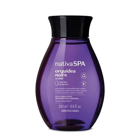 Lo O Noturna Desodorante Corporal Nativa Spa Orqu Dea Noire Ml O