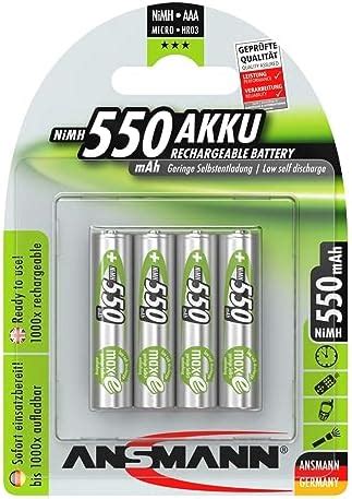 Ansmann Aaa Size Batteries Pack Of Long Lasting Low Self Discharge