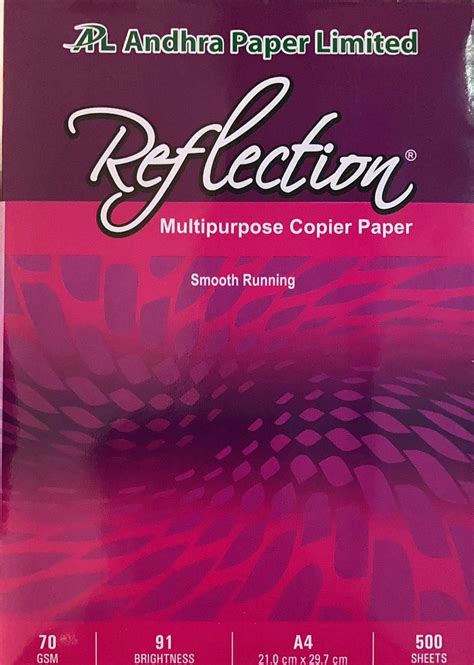 Reflection Multipurpose A Size Copier Paper Gsm Amazon In Office