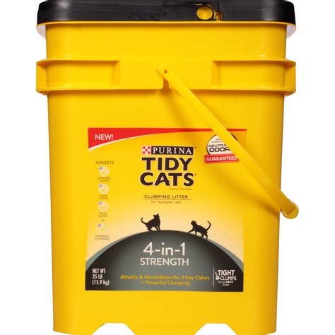 Purina Tidy Cats Clumping Litter 4 In 1 Strength For Multiple Cats 35