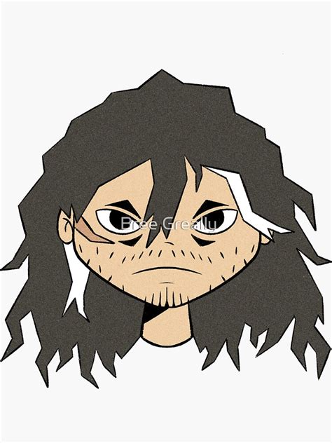 Eraserhead Aizawa Shouta Sticker For Sale By Briana Greally Redbubble