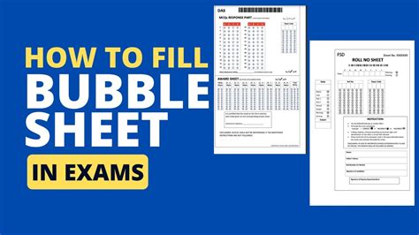 How To Fill Bubble Sheet In Exams Matric And Intermediate