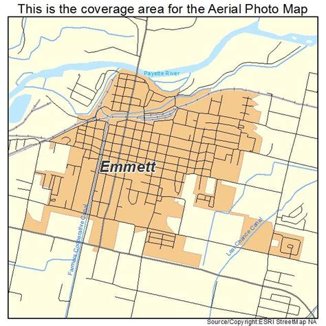 Aerial Photography Map of Emmett, ID Idaho