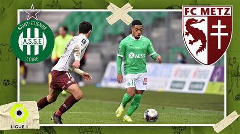 Saint Etienne Vs Metz Ligue 1 Highlights 272021 Bein Sports Usa