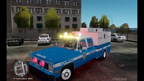 Gta Iv Lcpdfr Nypd Esu Emergency Service Unit Patrol Youtube