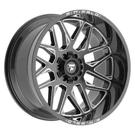 Fittipaldi Offroad Fa19 Gloss Black Milled Powerhouse Wheels And Tires