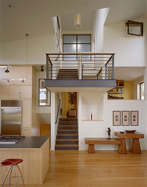 Modern Remodel Of The Post War Split Level House Into A Five Level ...