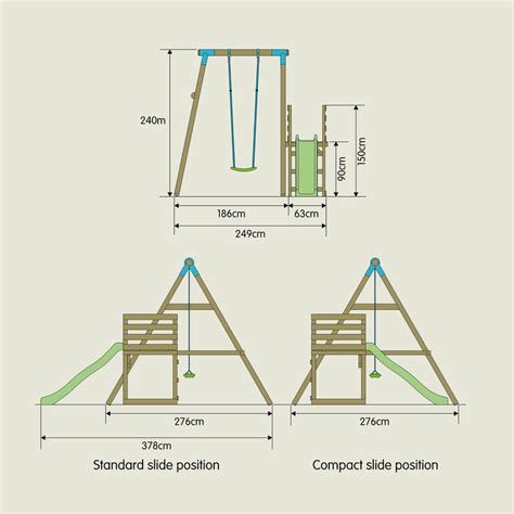 tp robin compact swing   set fsc certified tp toys