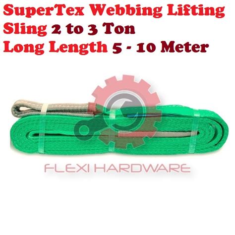 SuperTex Webbing Lifting Sling 2 To 3 Ton Long Length Shopee Malaysia