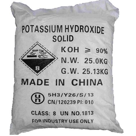 Cleaning Industry Chemical Cas 1310 58 3 Caustic Potash Potassium