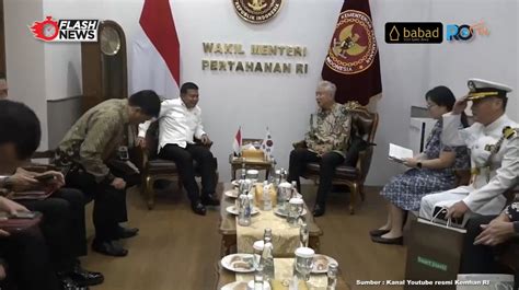 Wamenhan Muhammad Herindra Sambut Kunjungan Kehormatan Dubes Korea