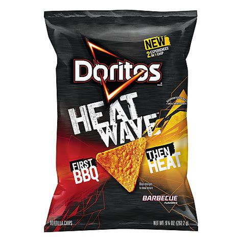 Doritos Tortilla Chips Heat Wave Barbecue Snacks Chips And Dips