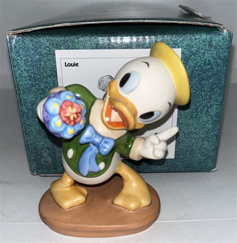 WDCC Disney Mr Duck Steps Out LOUIE Tag Along Trouble Figurine Box