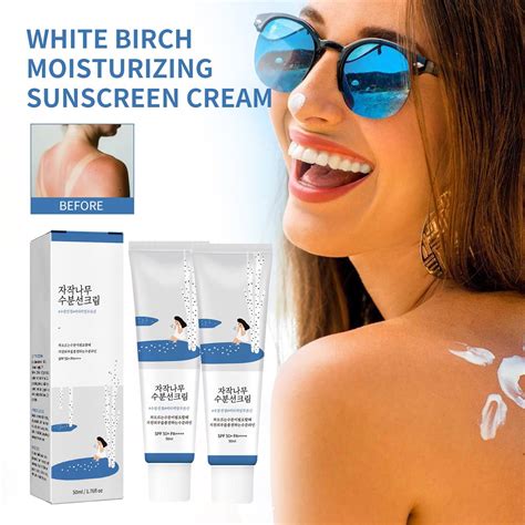 Boninggg 2pc Sunscreen Isolation Sunscreen Milk Sweat Moist Refreshing