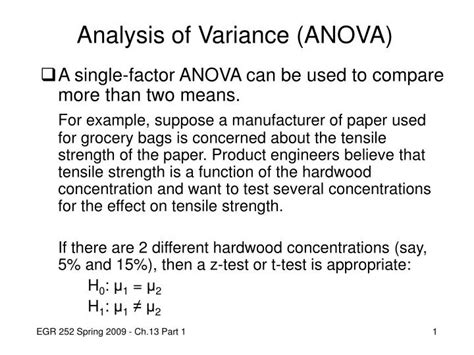 Ppt Analysis Of Variance Anova Powerpoint Presentation Free Download Id 5374303