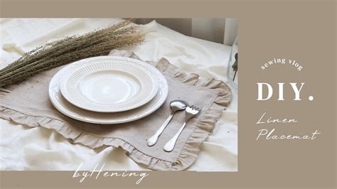 DIY PLACEMATS WITH RUFFLES EASY SEWING PROJECTS BYHENING YouTube