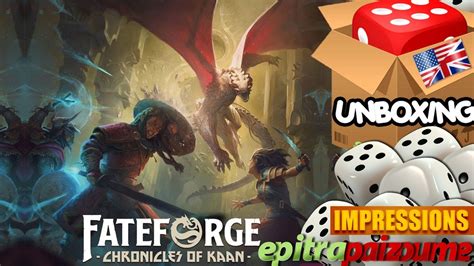 Fateforge Chronicles Of Kaan Unboxing Impressions En By