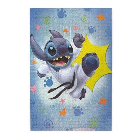 Jigsaw Puzzle Stitch Picture Puzzle Lilo And Stitch Wooden Puzzles Fun