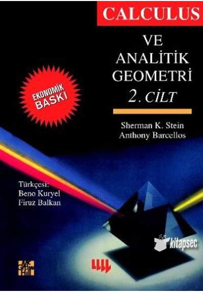 Calculus Ve Analitik Geometri Cilt Literat R Yay Nc L K Akademik