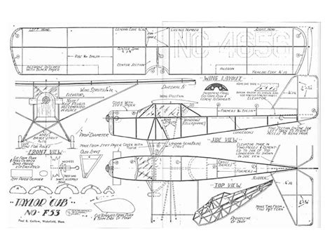 Guillows Model Airplane Plans