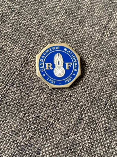 Pins Blason Gendarmerie Nationale 1791 1991 Eur 2 50 Picclick Fr