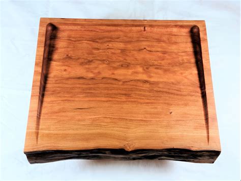 Buy Hand Made Chunky Cherry Live Edge Cutting Board Made To Order From