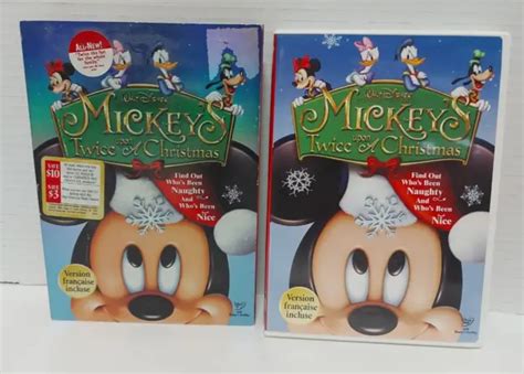 WALT DISNEY MICKEY'S Upon Twice a Christmas DVD With Sleave - Kids Movie £3.11 - PicClick UK