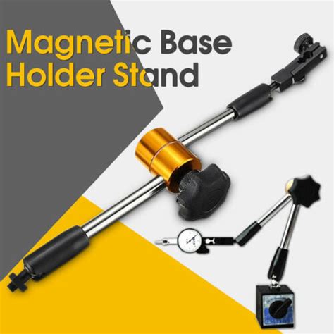 Universal Magnetic Metal Base Holder Stand Dial Test Indicator Flexible