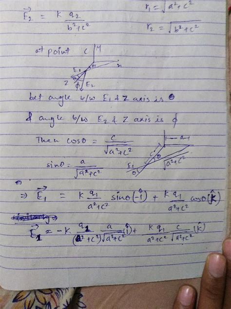 Two Point Charges Q And Q2 Are Located Points A 0 0 And 0 B 0