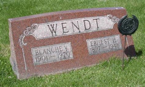 Ernest Henry Wendt Find A Grave Memorial