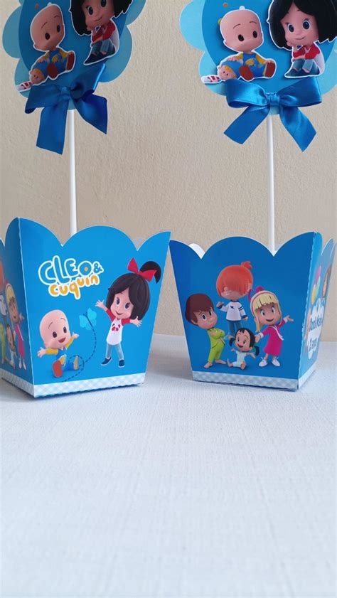 Centro de Mesa Cléo e Cuquin Menino Elo7 Produtos Especiais