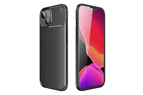 Carbon Fiber Black Ierny Ochrann Kryt Obal Pre Apple Iphone