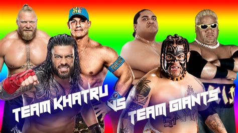 Team Khatru Vs Team Giants WWE 2K23 Gameplay PS5 Rikishi