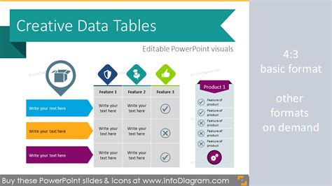 30 Creative Data Table Graphics Design Powerpoint Template