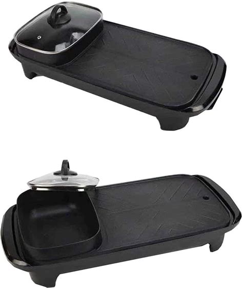 Amazon TONPOP Hot Pot Pan Electric Barbecue Electric Barbecue