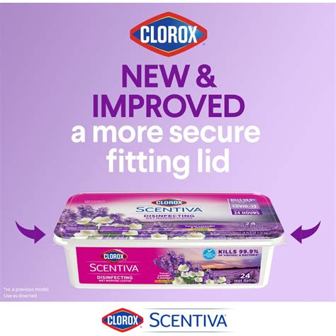 Clorox Scentiva Disinfecting Wet Mopping Cloth Refills 5 9 Width X