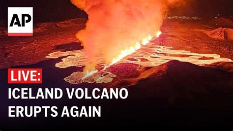 Iceland Volcano Eruption Watch Live See Photos