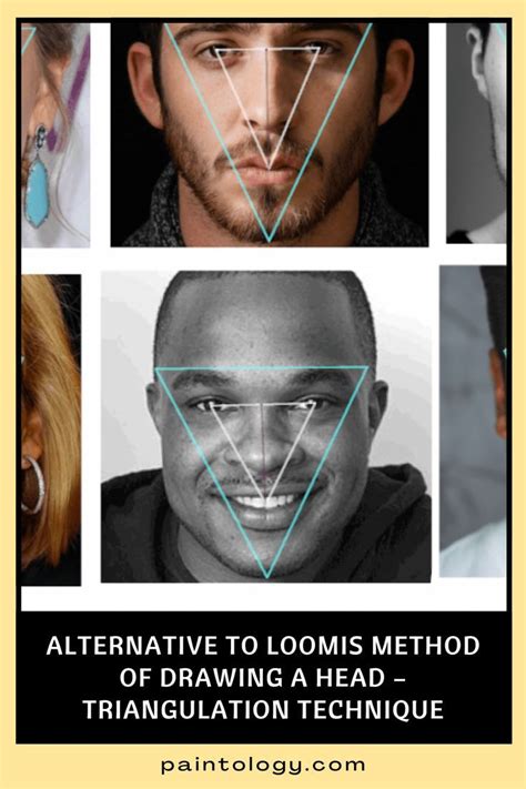 Alternative To Loomis Method Of Drawing A Head Triangulation