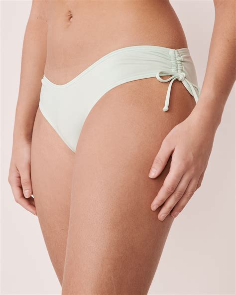 La Vie En Rose Bay Recycled Fibers Brazilian Bikini Bottom