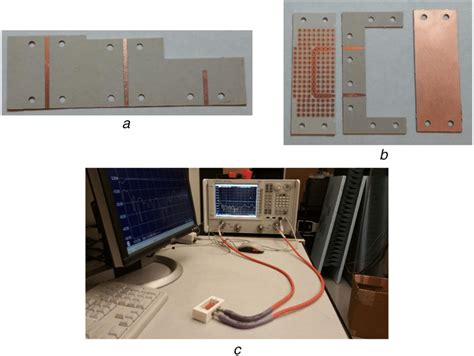 Calibration Setup A Trl Calibration Kit B Microstrip Transition