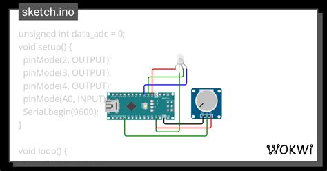 PAM Percobaan Led Wokwi ESP32 STM32 Arduino Simulator