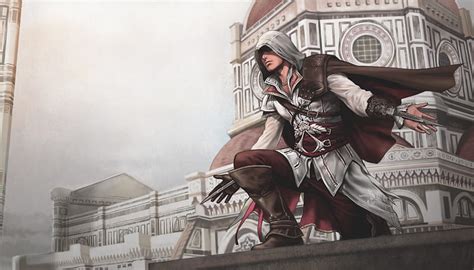 Ezio Auditore Assassins Creed Altair Game Assassin Italy Hd