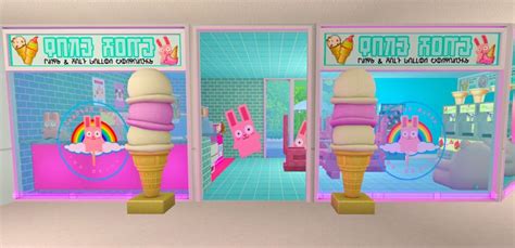 The Comics Games Mall Freezer Bunnys Ice Cream Sims Sims