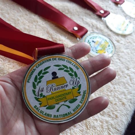 Acrylic Medal Inch Pieces Shopee Philippines