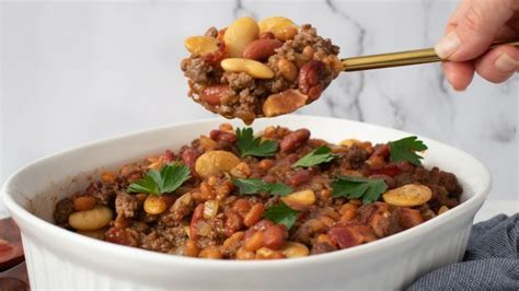 Beef N Bacon Calico Beans Recipe